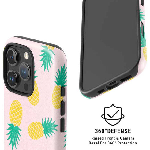 Summer Pineapples iPhone 16 Pro Magsafe Impact Case